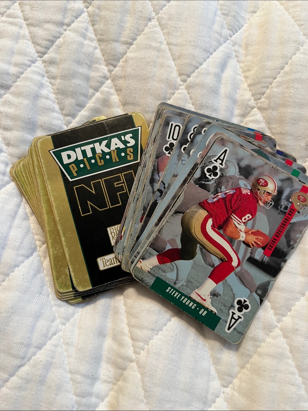 Ditkas Picks 1993 NFL Playing Cards - complete set.